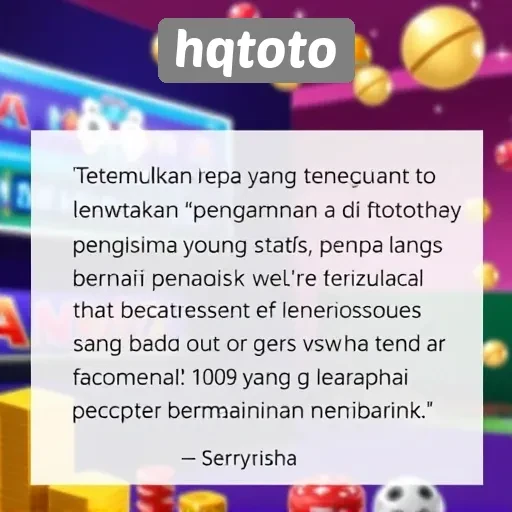 Apa Kata Pengguna Tentang Pengalaman Bermain di hqtoto